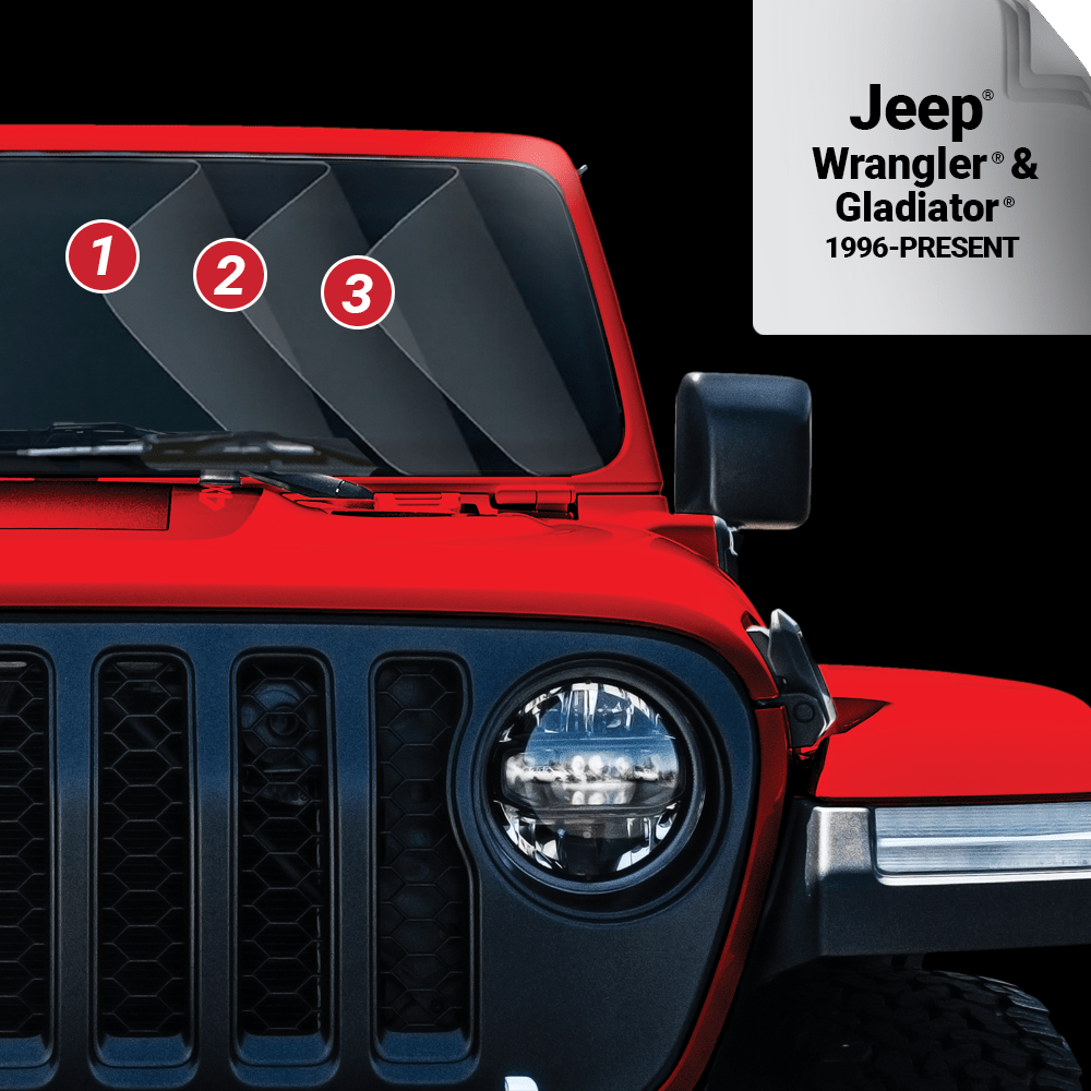 Windshield Defense Kit For Jeep Wrangler or Gladiator