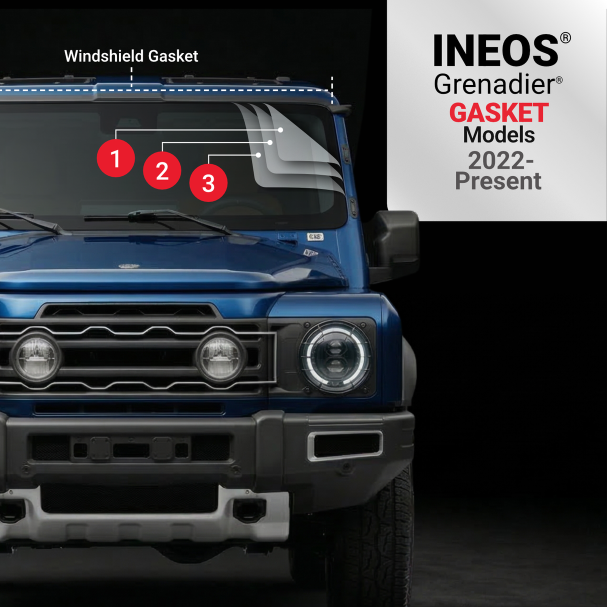 Windshield Defense Kit for INEOS Grenadier