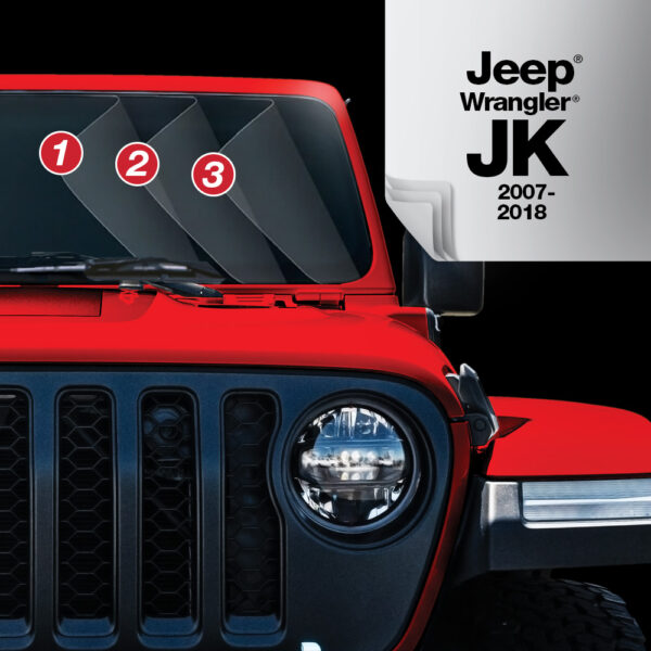Windshield Defense kit for Jeep Wrangler JK