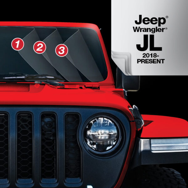 Windshield Defense kit for Jeep Wrangler JL